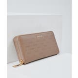 ベージュ | MURUA(ムルーア)ラウンドファスナー長財布 MR-W1311 | ELGAES