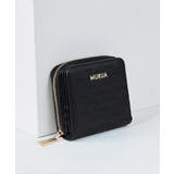 ブラック | MURUA(ムルーア)ラウンドファスナー二つ折り財布 MR-W1313 | ELGAES