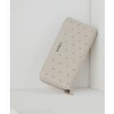 ベージュ | MURUA(ムルーア)ラウンドファスナー長財布 MR-W1371 | ELGAES