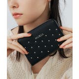 ブラック | MURUA(ムルーア)ラウンドファスナー二つ折り財布 MR-W1372 | ELGAES