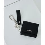 ブラック | MURUA(ムルーア)三つ折りミニ財布 MR-W1403 | ELGAES