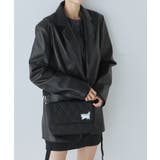 ブラック | PAUL&JOE ACCESSOIRES ショルダーバッグ PJA-B1092 | ELGAES