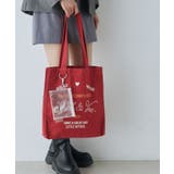 レッド | PAUL&JOE ACCESSOIRES トートバッグ PJA-B1141 | ELGAES