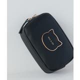 ブラック | PAUL&JOE ACCESSOIRES スクエアポーチ PJA-P1275 | ELGAES