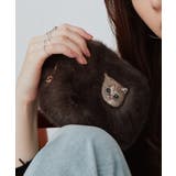 ブラウン | PAUL&JOE ACCESSOIRES スクエアポーチ PJA-P1281 | ELGAES