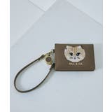 ブラウン | PAUL&JOE ACCESSOIRES 2面パスケース PJA-W1083 | ELGAES