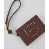 ブラウン | PAUL&JOE ACCESSOIRES 2面パスケース PJA-W1274 | ELGAES