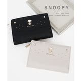 スヌーピー.パールシリーズ 二つ折り財布 | ELGAES | 詳細画像1 