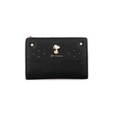 ブラック | スヌーピー.パールシリーズ 二つ折り財布 | ELGAES