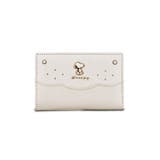 パールホワイト | スヌーピー.パールシリーズ 二つ折り財布 | ELGAES