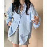 ラウンドヘムオーバーサイズ シャツ | ENAF | 詳細画像8 