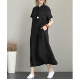 ロングシャツワンピース | ENAF | 詳細画像3 