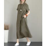 ロングシャツワンピース | ENAF | 詳細画像4 