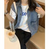 デニムジャケットベスト | ENAF | 詳細画像2