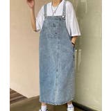 デニムサロペットワンピース | ENAF | 詳細画像6
