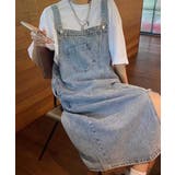 デニムサロペットワンピース | ENAF | 詳細画像7