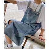 デニムサロペットワンピース | ENAF | 詳細画像9
