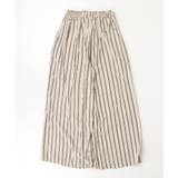 ストライプワイドガウチョパンツ | ENAF | 詳細画像6 