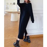 ブラック | リラックス ロングカットワンピース | ENAF