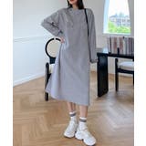 グレー | リラックス ロングカットワンピース | ENAF