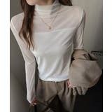 ホワイト | シースルーマルチトップス | ENAF