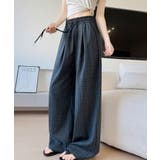 チェックルーズワイドパンツ | ENAF | 詳細画像2