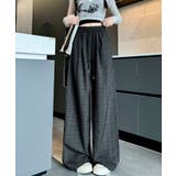 チェックルーズワイドパンツ | ENAF | 詳細画像6