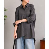 ゆったりロングシャツチュニック | ENAF | 詳細画像7
