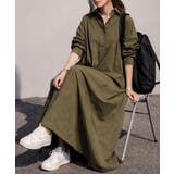 スキッパーフレアシャツワンピース | ENAF | 詳細画像10