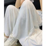 エアリースカートライク フレアワイドパンツ | ENAF | 詳細画像5