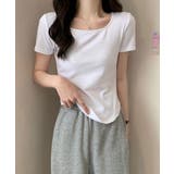 美シルエットスクエアネックフィットT | ENAF | 詳細画像18 