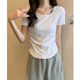 美シルエットスクエアネックフィットT | ENAF | 詳細画像20 