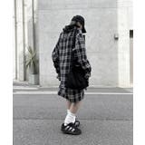 Loose Check Hoodie Shirt | ENAF | 詳細画像12 