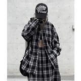 Loose Check Hoodie Shirt | ENAF | 詳細画像15 