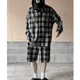 Loose Check Hoodie Shirt | ENAF | 詳細画像16 