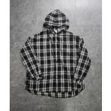 Loose Check Hoodie Shirt | ENAF | 詳細画像18 