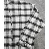 Loose Check Hoodie Shirt | ENAF | 詳細画像24 