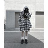 Loose Check Hoodie Shirt | ENAF | 詳細画像5 