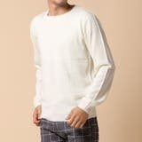 ホワイト | クルーネックセーター メンズ クルーネック | ENJOUEMEN