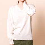 ホワイト | カシミヤタッチ セーター メンズ | ENJOUEMEN