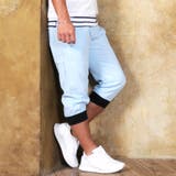 サックス | クロップドパンツ メンズ 7分丈 | ENJOUEMEN