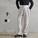 【OFTAS】ウエストデザインタックパンツ メンズ 変形タックパンツ | ENJOUEMEN | 詳細画像1 