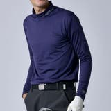 ネイビー | 【STLLA77GOLF】あったか裏起毛ハイネックゴルフインナー | ENJOUEMEN