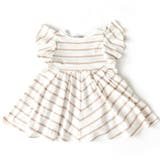 ベージュボーダー | 子供服 女の子 夏服 | ever closet