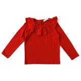 レッド | \フリル衿Tシャツ キッズ 女の子 | ever closet