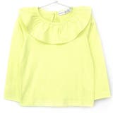 クリーム | \フリル衿Tシャツ キッズ 女の子 | ever closet