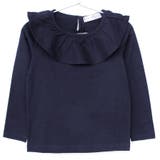 ネイビー | \フリル衿Tシャツ キッズ 女の子 | ever closet
