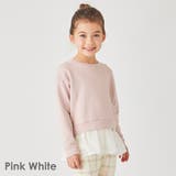 ピンクホワイト | シフォン 付き トップス | ever closet
