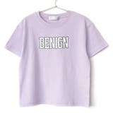 B.パープル | \プリント半袖Tシャツ 子供服 女の子 | ever closet