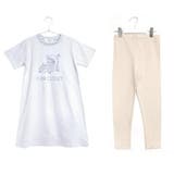 サックス×ベージュ | パジャマ 上下セット キッズ | ever closet